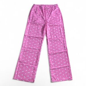 Hello Kitty and Friends Allover Bow Print High Rise Pants
